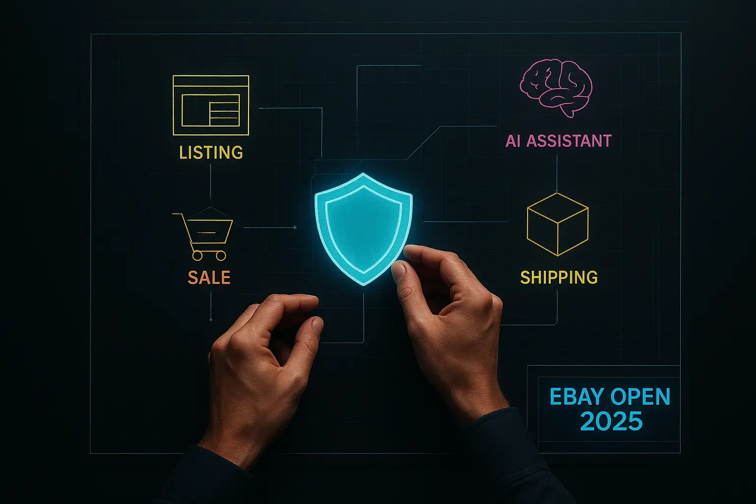 An image showing the added features that enhances eBay seller protection in eBay open 2025