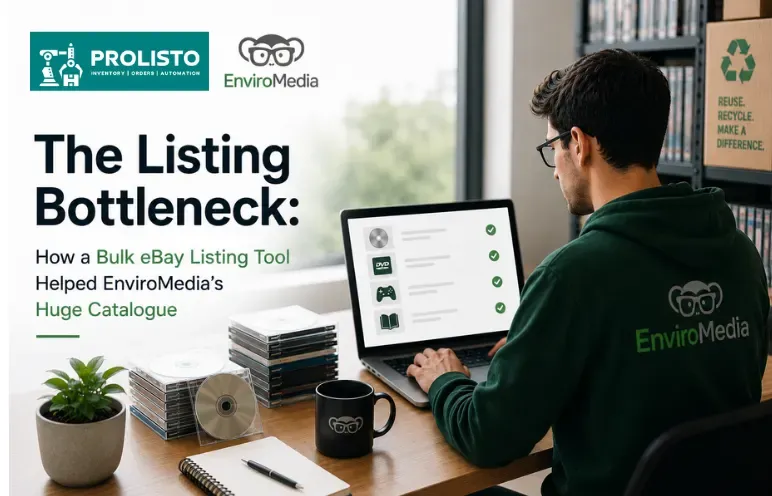 Bulk eBay listing workflow in Prolisto